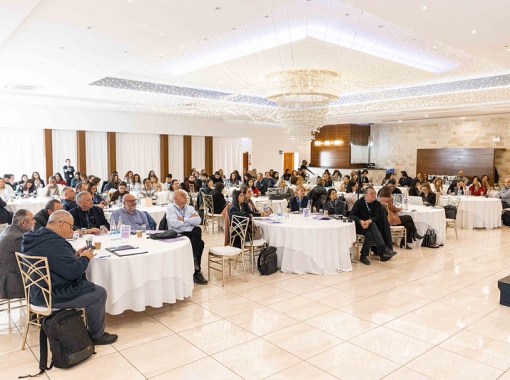 People at a conference